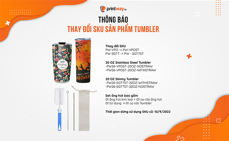 Tumbler SKU Change Notification