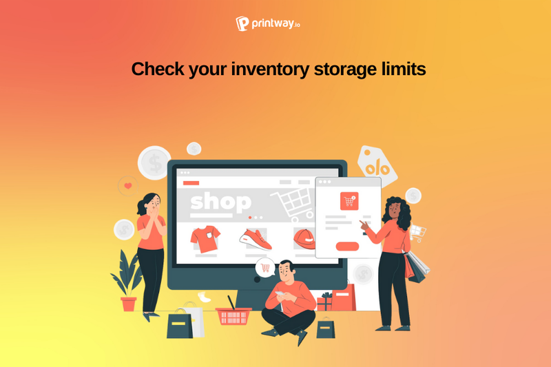 Check inventory storage limits