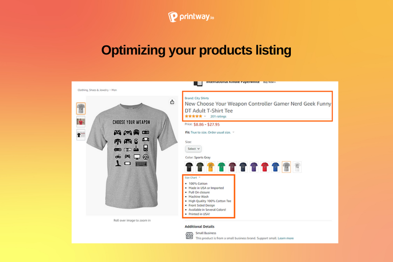 Listing optimized