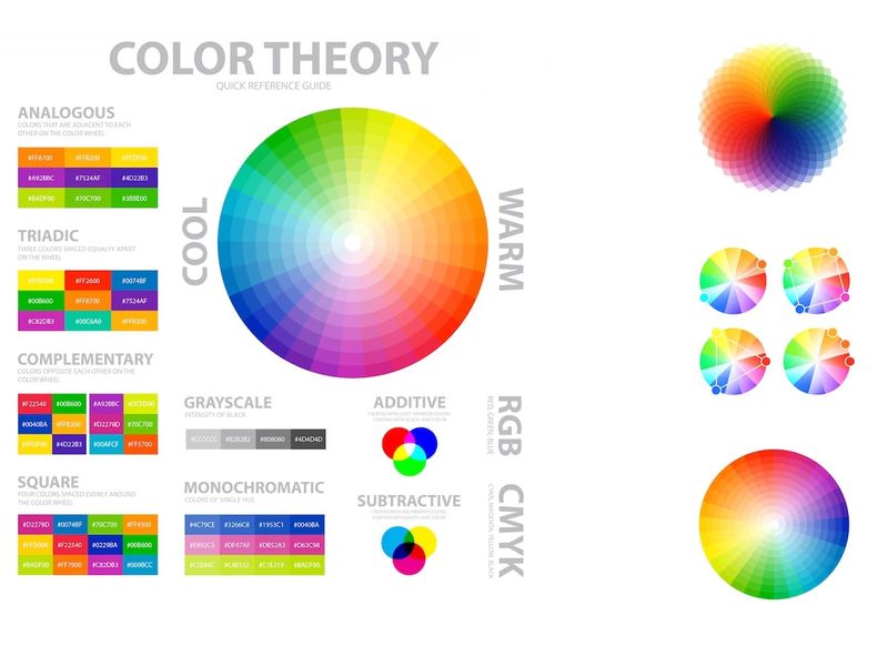 06 basic color scheme for print-on-demand products