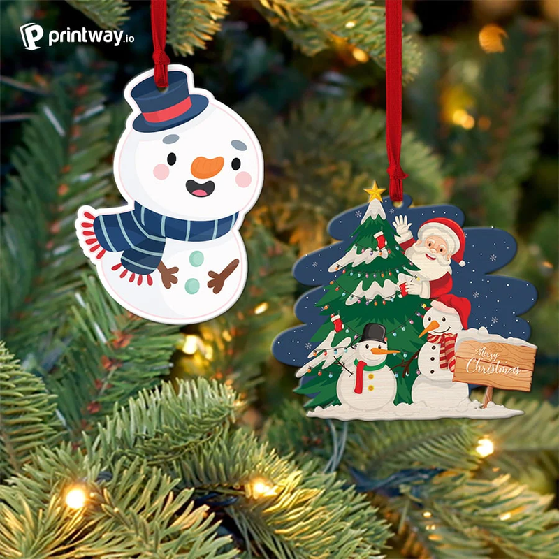 Custom shape wooden/acrylic ornament