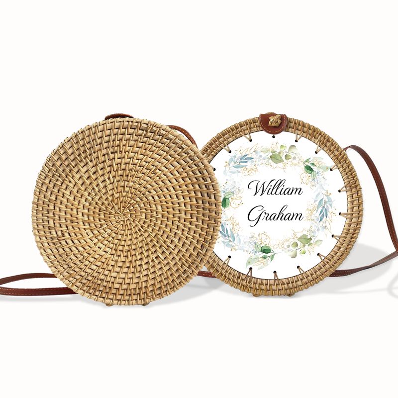 Round Rattan Bag Handicraft Printway.io