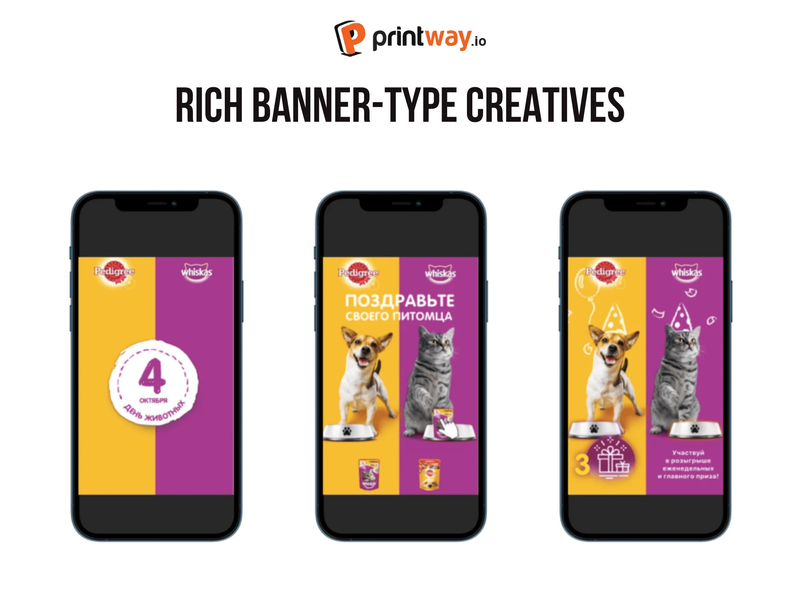 Rich banner-type creatives