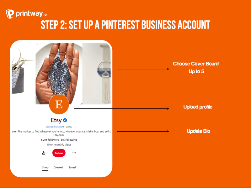 Bước 2: Thiết lập tài khoản Pinterst Business Acccount