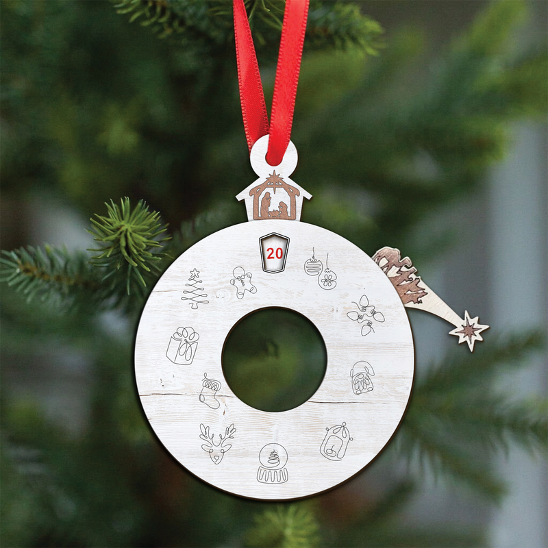 Christmas Countdown Ornament - Ornament 