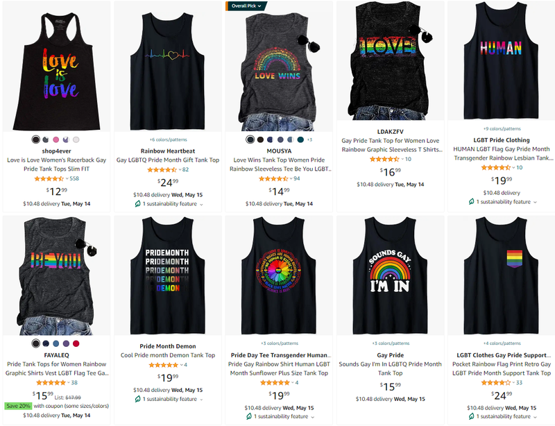 pride month tank top