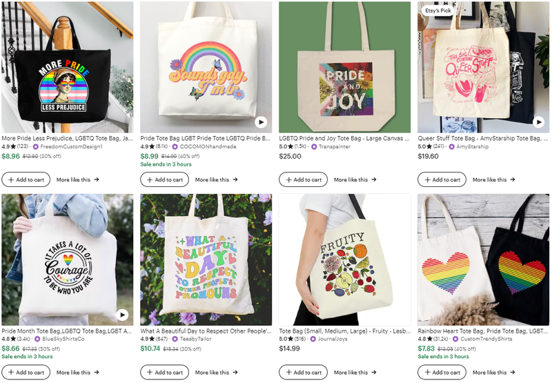 pride month tote bag