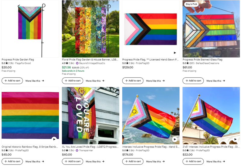 pride month flags