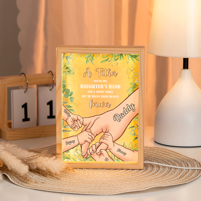 Father's Day 1. Personalized Picture Frame Light Box