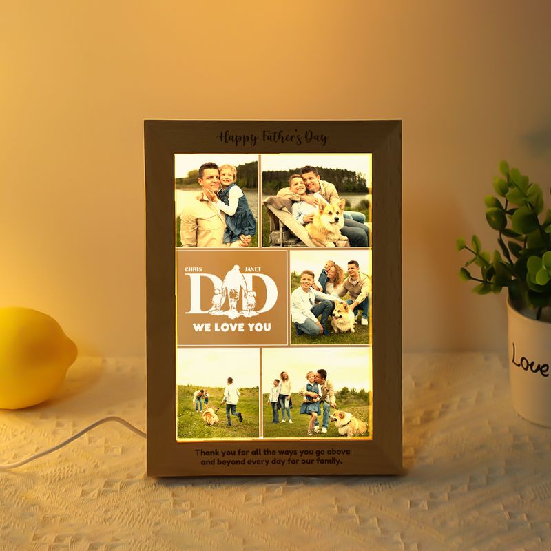 Father's Day Custom Frame Lamp