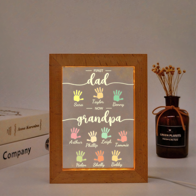 Father's Day Custom Photo Frame Lamp