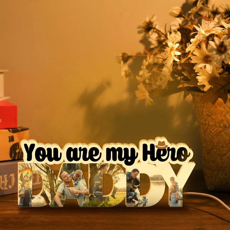 Father's Day Custom Shape Photo Light Box