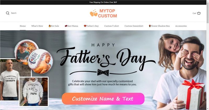 father's day homepage