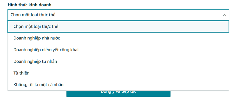 hinh thuc kinh doanh amazon