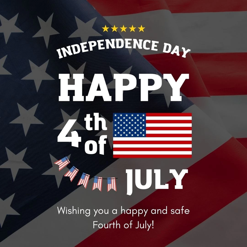 4th of july social post