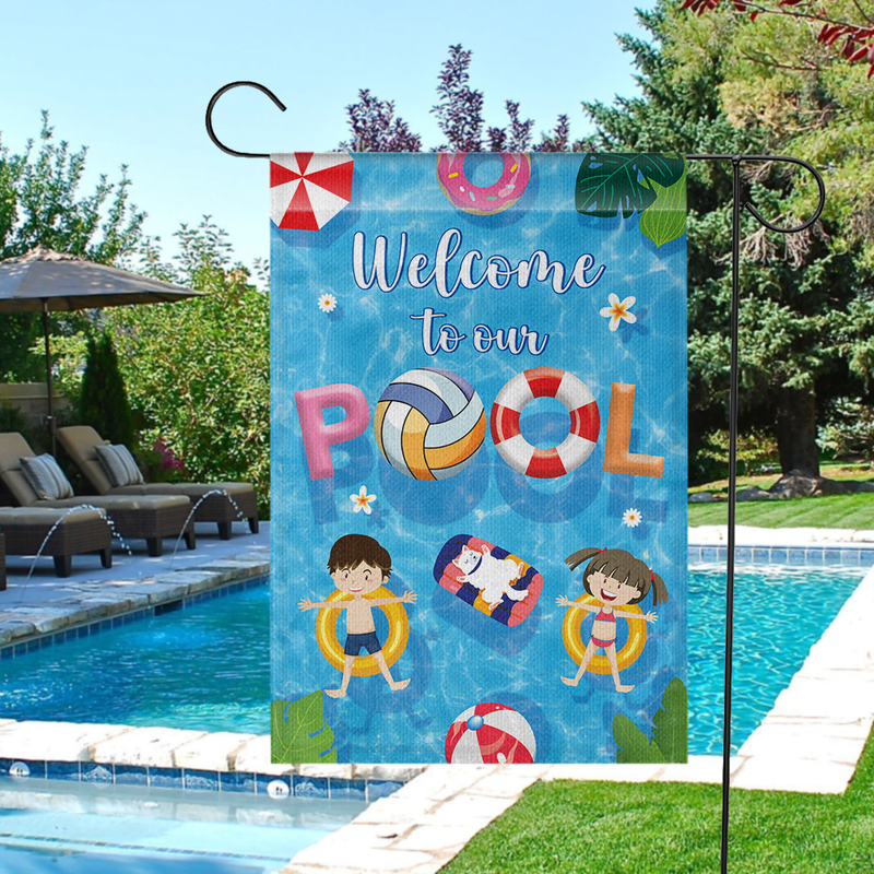 summer garden flags