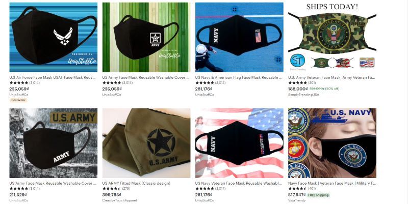 y tuong ve mask ban vao ngay veterans day