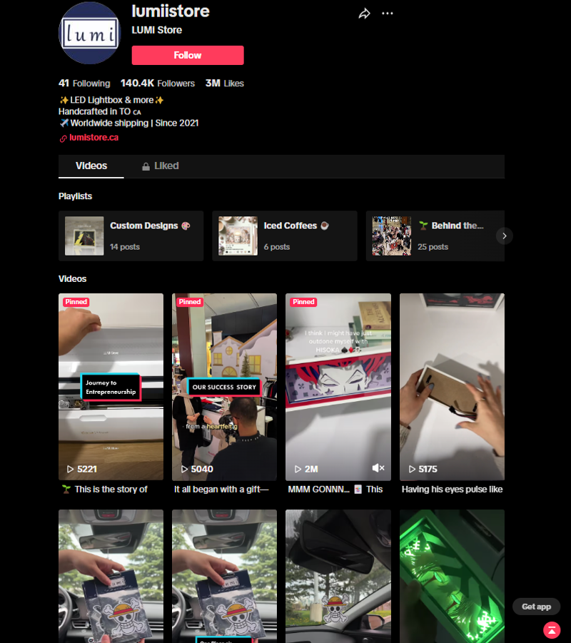 lumi store tiktok shop