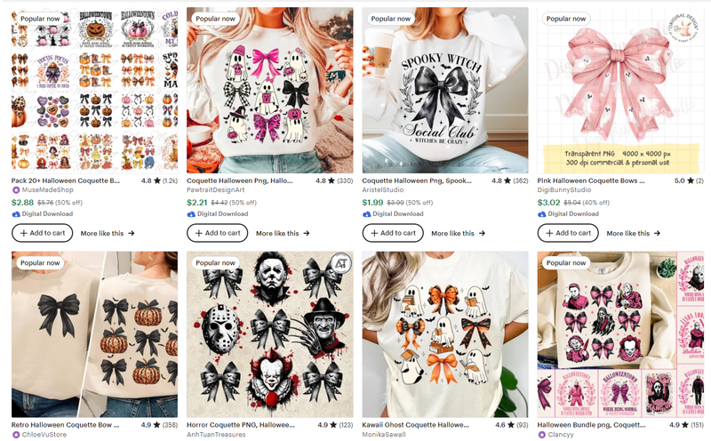Halloween Coquette Etsy