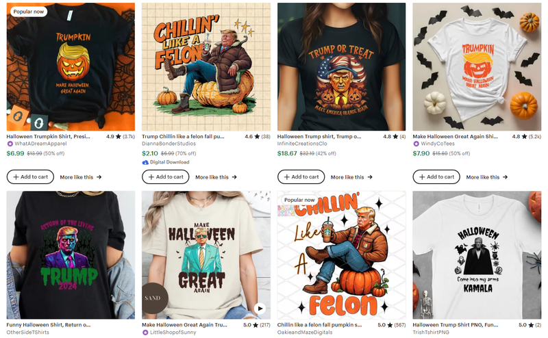 Halloween Presidential Election Etsy