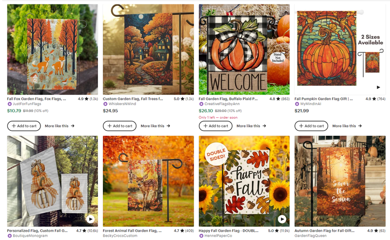autumn gardening niche ideas to sell