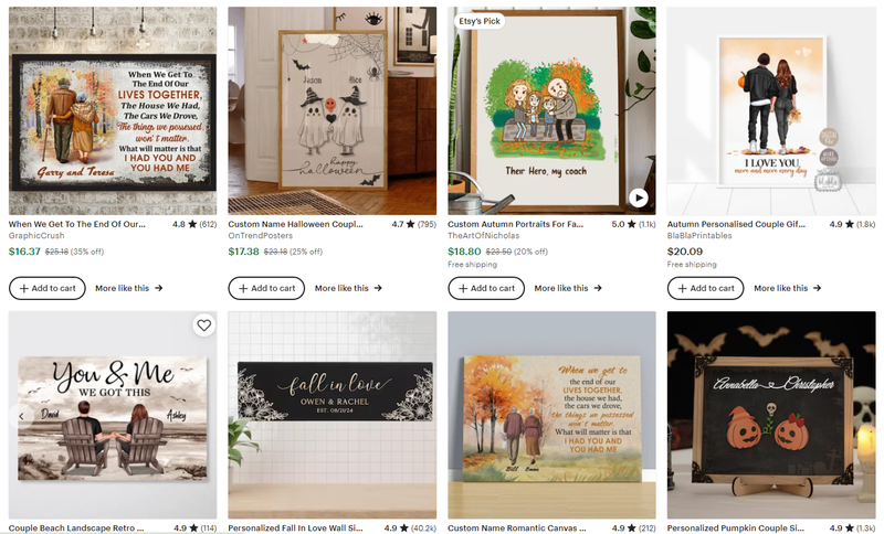 couple niche to sell in the autumn