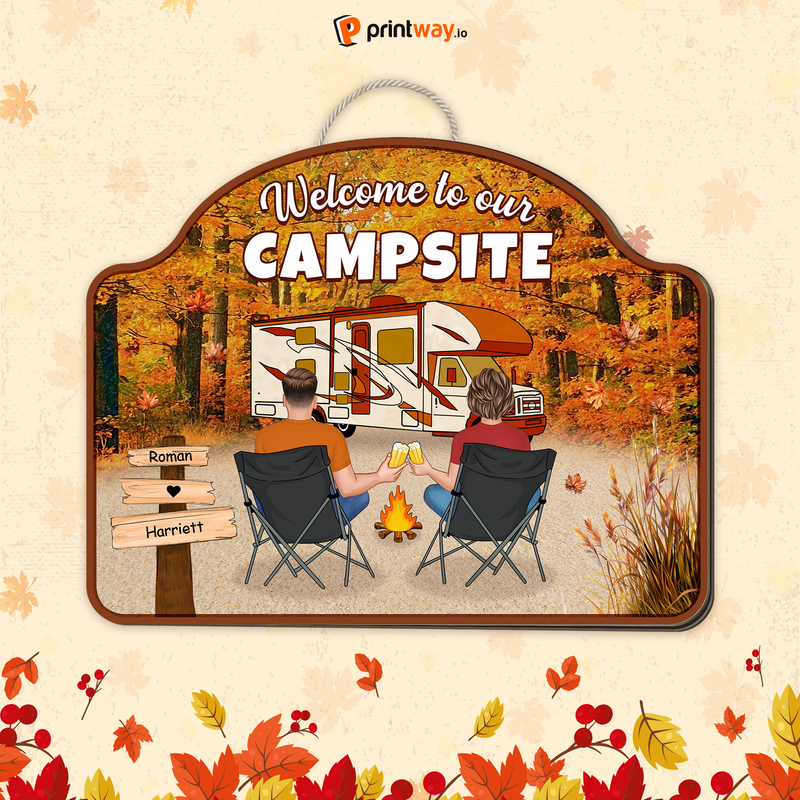 autumn hanging sign