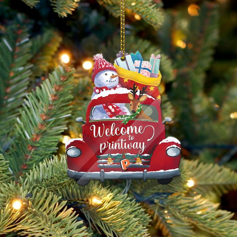 Printway acrylic ornament