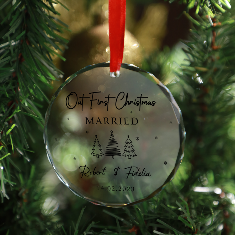 Printway glass ornament