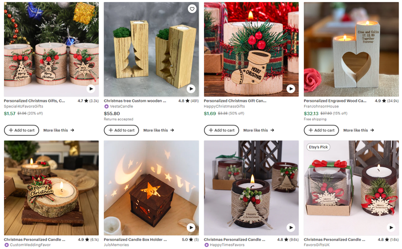 Christmas Candle Holder