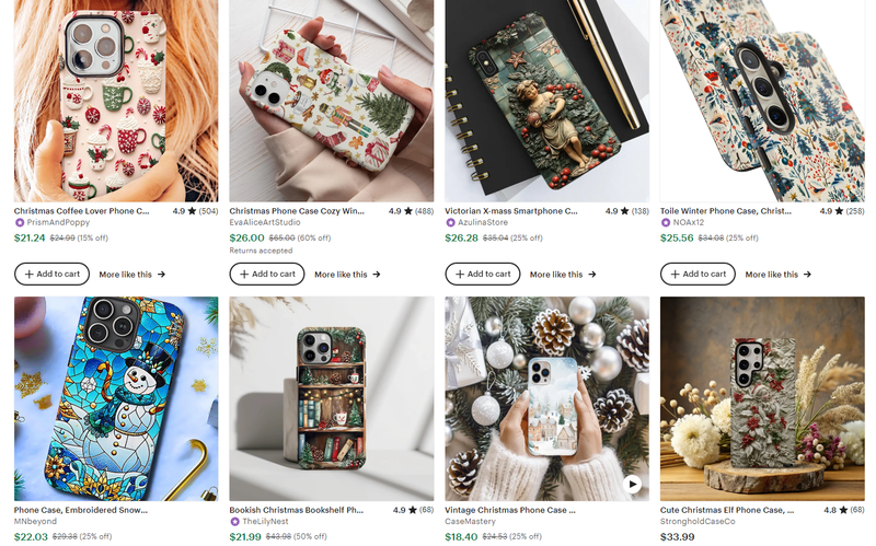 Christmas phone cases