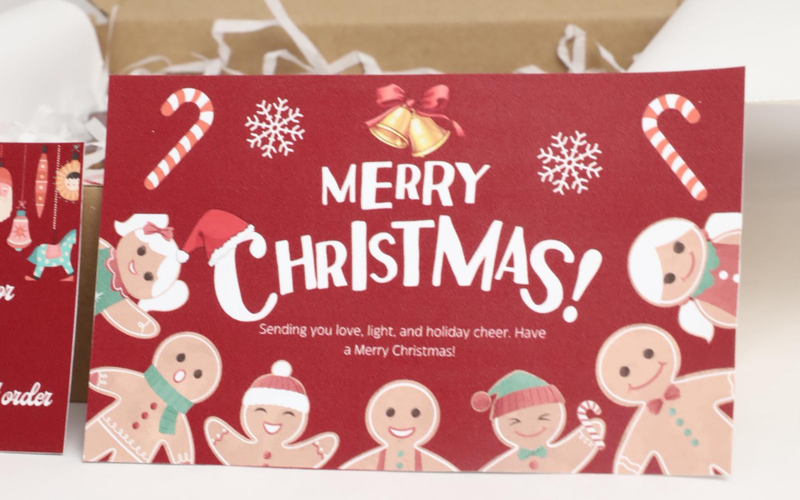 christmas branding message