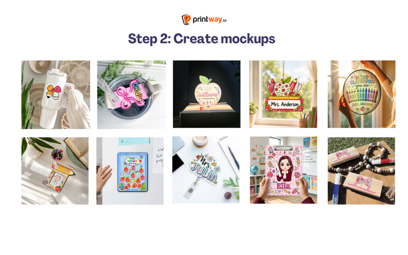 Step 2: Create mockups