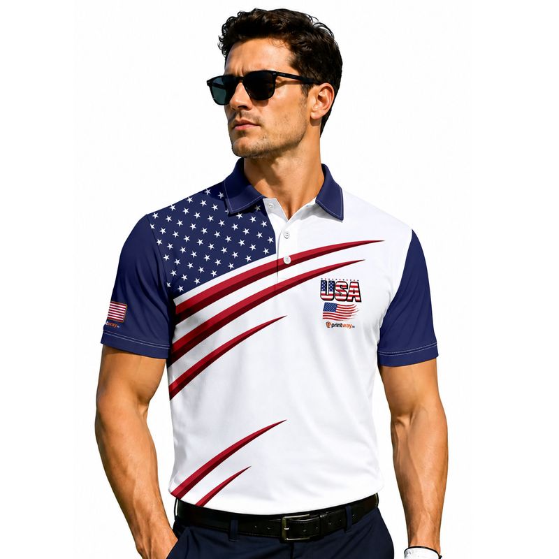 All-Over Print Polo Shirt