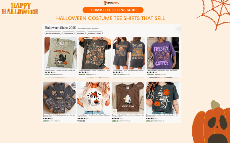 Why Halloween Costume Tee Shirts Are a Top-Selling POD Niche