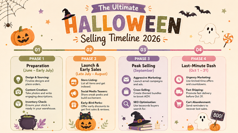 Launch Timeline for Halloween Products