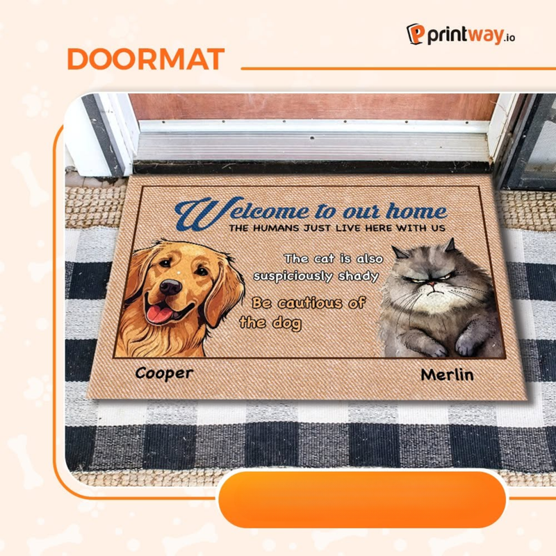 Custom Multi-Pet Doormats