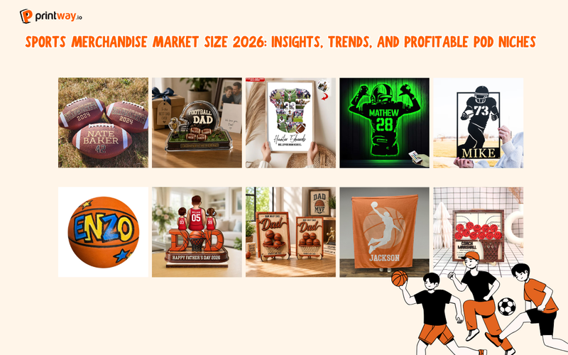 Sports Merchandise Market Size 2026: Insights, Trends, and Profitable POD Niches