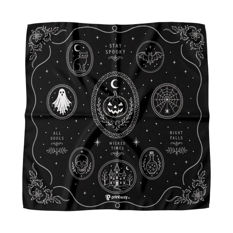 All-Over Print Satin Bandana
